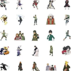 100 Naruto Aufkleber, wasserfeste Vinyl Stickers für Auto, Motorräder, Laptop