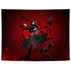 Naruto Itachi Wandteppich Obito Tapestry Kinder Akatsuki Wandbehänge Hintergrundtuch