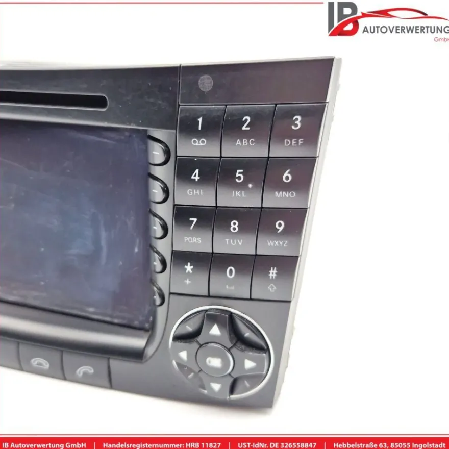 Navigationssystem Display Radio A2118203297 BE7039 Mercedes E-KLASSE S211 E280