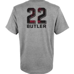 NBA T-Shirt Miami Heat Jimmy Butler By the Numbers grau Basketball Shirt Tee