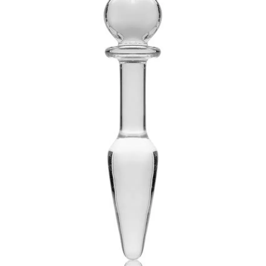 Nebula - Model 7 Analplug Borosilikatglas Klar 13.5 cm -o- 3 cm