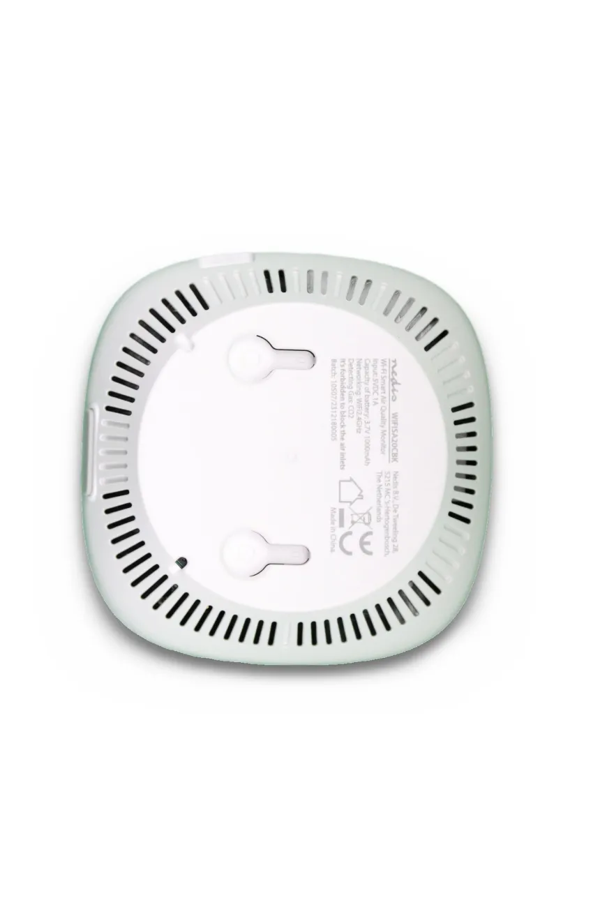 Nedis Luftqualitätsmonitor WLAN CO2 Temperatur Luftfeuchtigkeit mit Display