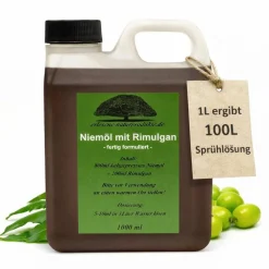 Neemöl Niemöl mit Emulgator 1L Konzentrat - ergibt 100L Sprüh-, Gießlösung
