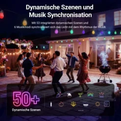 Neewer LED-Lichterkette NR01-45 mit App-Steuerung 45m