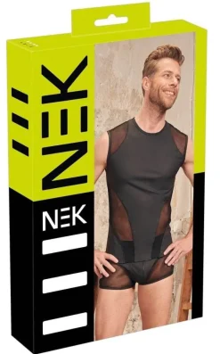 NEK Herren Shirt - Mattlook mit Netz-Einsätzen