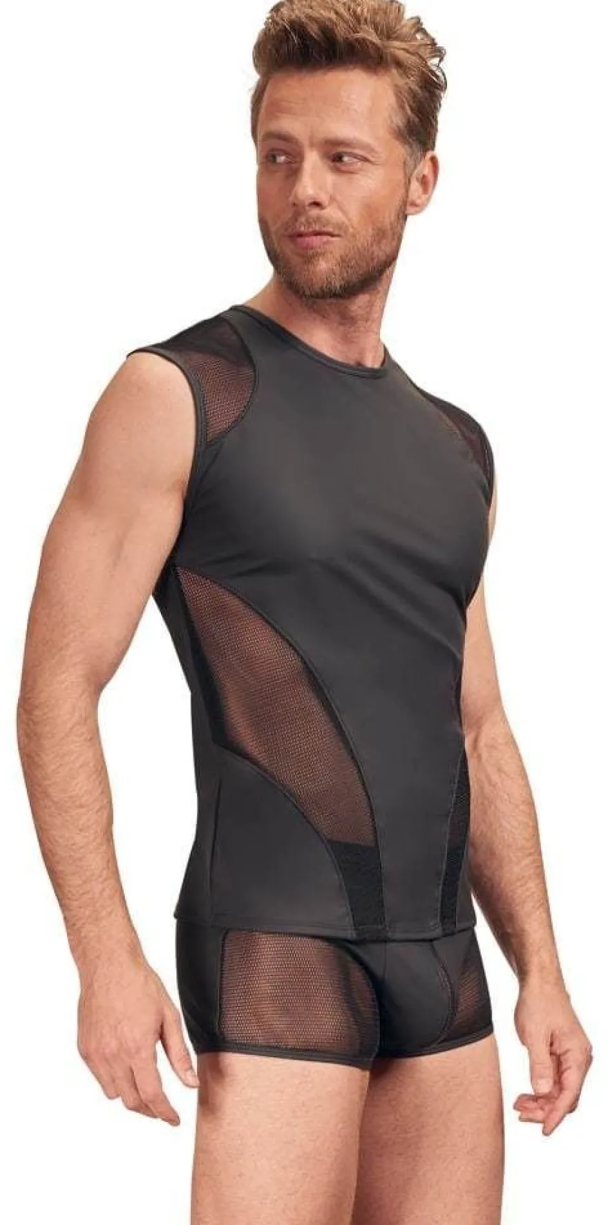 NEK Herren Shirt - Mattlook mit Netz-Einsätzen