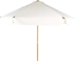 NEU 2er Set Neigbarer Sonnenschirm Holzgestell für UV Schutz Terrasse Garten BBQ