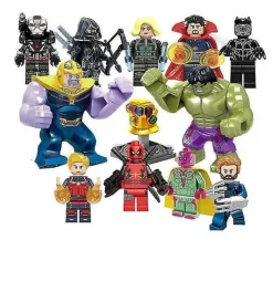 Neues 32-teiliges Marvel Avengers Superhelden-Comic-Minifiguren Geschenk für Kinder