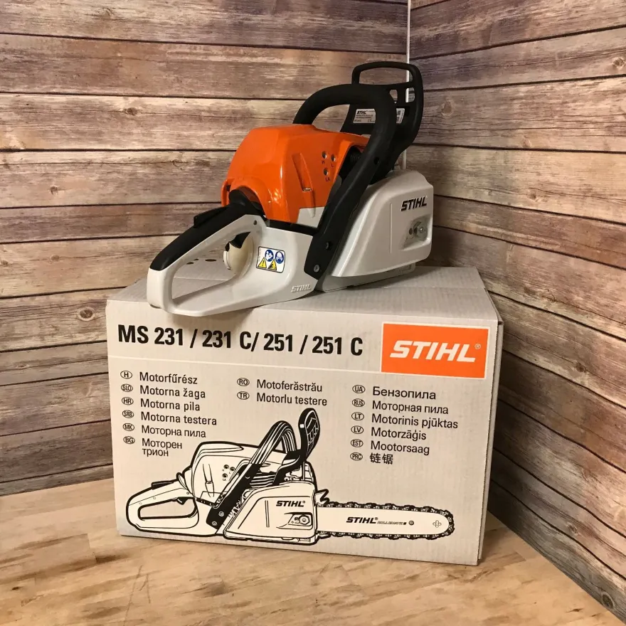 NEU STIHL MS 251 Kettensäge Motorsäge 3/8P mit 40 cm 1x Schwert 4x Ketten wow Angebot