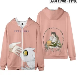 Neu Suzume no Tojimari Strickjacke Munakata S?ta Daijin Kapuzenpullover Sweat Mantel