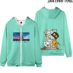 Neu Suzume no Tojimari Strickjacke Munakata S?ta Daijin Kapuzenpullover Sweat Mantel