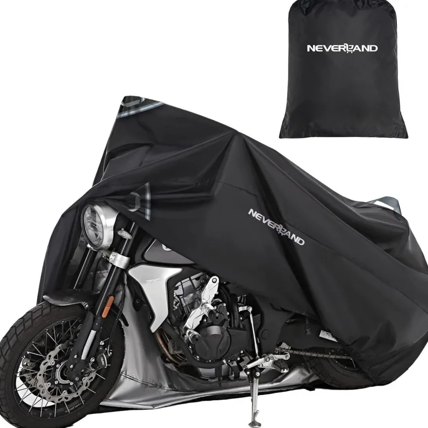 Neverland Motorrad Abdeckplane Outdoor 300D Wasserdicht Winterfest für