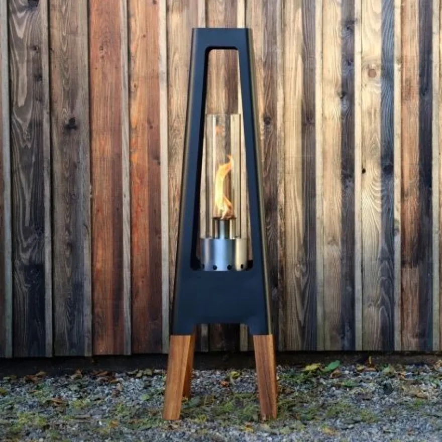 Nexo Bio-Ethanol Outdoor Lampe Schwarz