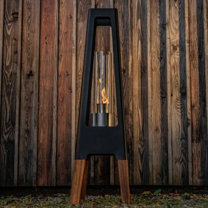 Nexo Bio-Ethanol Outdoor Lampe Schwarz