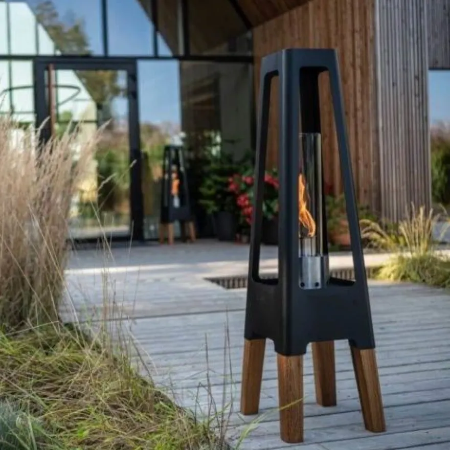 Nexo Bio-Ethanol Outdoor Lampe Schwarz