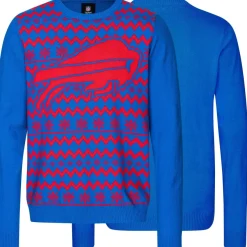 NFL Buffalo Bills Ugly Sweater Big Logo 2-Color Christmas Pullover Weihnachten