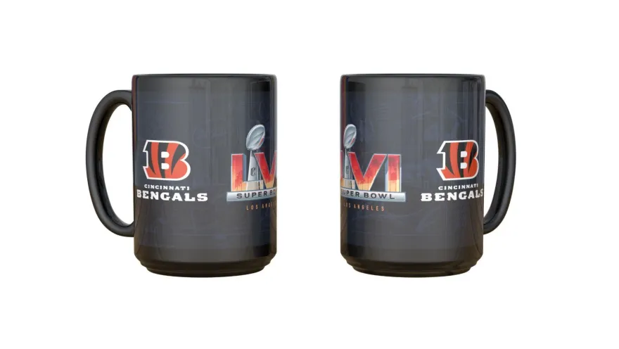 NFL Cincinnati Bengals Kaffeetasse Tasse Mug Superbowl Super Bowl LVI 15oz 450ml