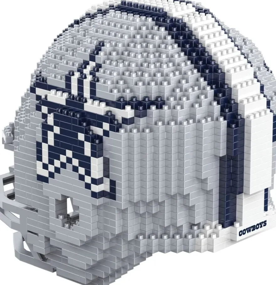 NFL Dallas Cowboys 3D BRXLZ Puzzle Helm Set Football Footballhelm