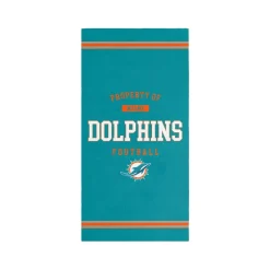 NFL Miami Dolphins Beach Towel Strandtuch Badetuch Property of 5051586207487