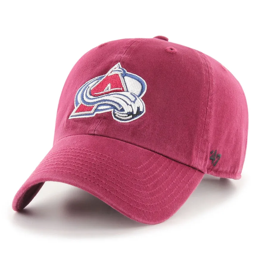 NHL Colorado Avalanche Cap Basecap Baseballcap Cleanup rot 053838696815 Kappe