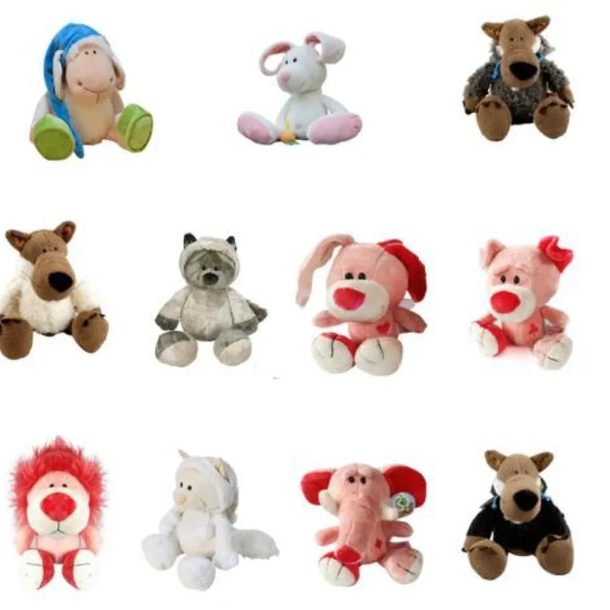 Nici Jolly Logan Schaf Wolfskopf Puppe schläfrige Ziege Plüschtiere Spielzeug