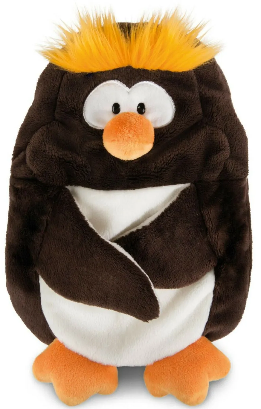 NICI Plüschtier Pinguin mit Wärmflasche Frizzy Plüschtier Wärmetier Winter 44129
