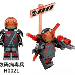Ninja Minifiguren Set Bausteine Figuren kompatibel Ninjago Konstruktionsspielzeug