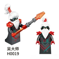 Ninja Minifiguren Set Bausteine Figuren kompatibel Ninjago Konstruktionsspielzeug