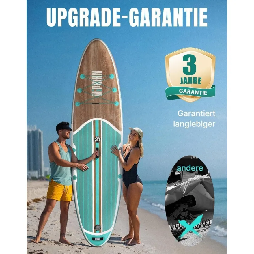 Niphean Stand Up Paddle Board für Erwachsene, 320cm, 200kg Tragkraft, inkl