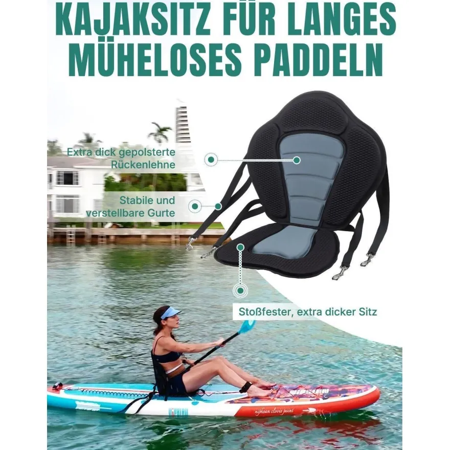 Niphean Stand Up Paddle Board für Erwachsene, 320cm, 200kg Tragkraft, inkl