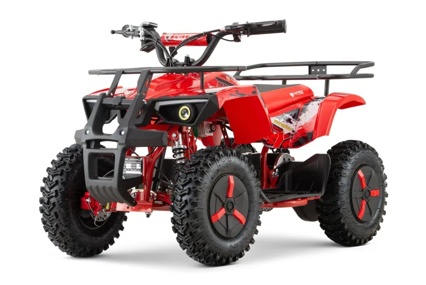 Nitro Motors Dusty Sport 1000W 36V Mini Kinderquad 6 Zoll LED Hupe Gepäckträger