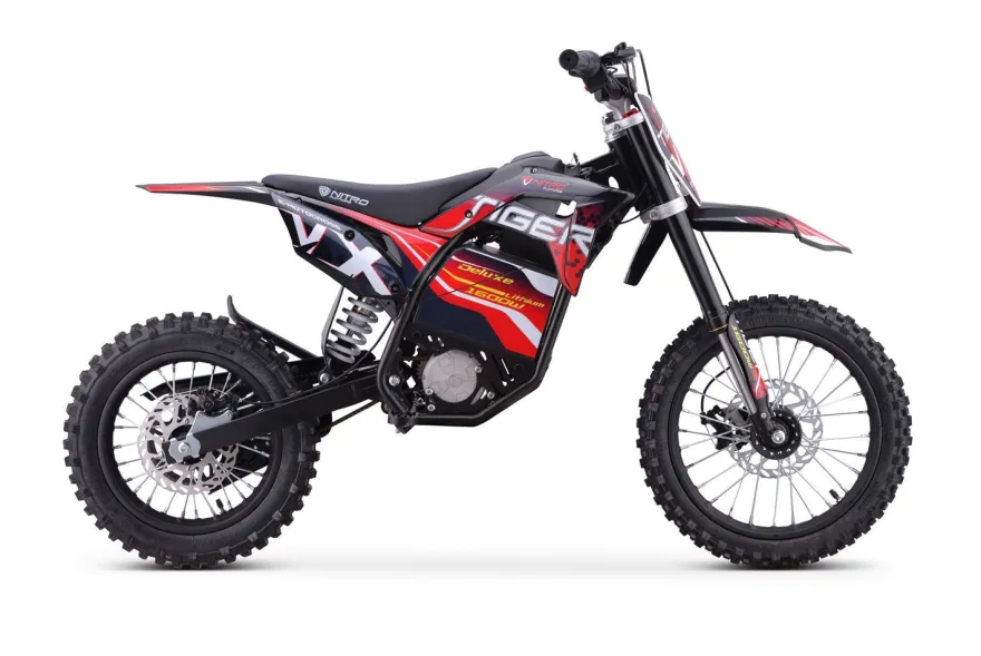 NITRO MOTORS 1600W 48V Lithium Eco midi Dirtbike Tiger VX DLX 14