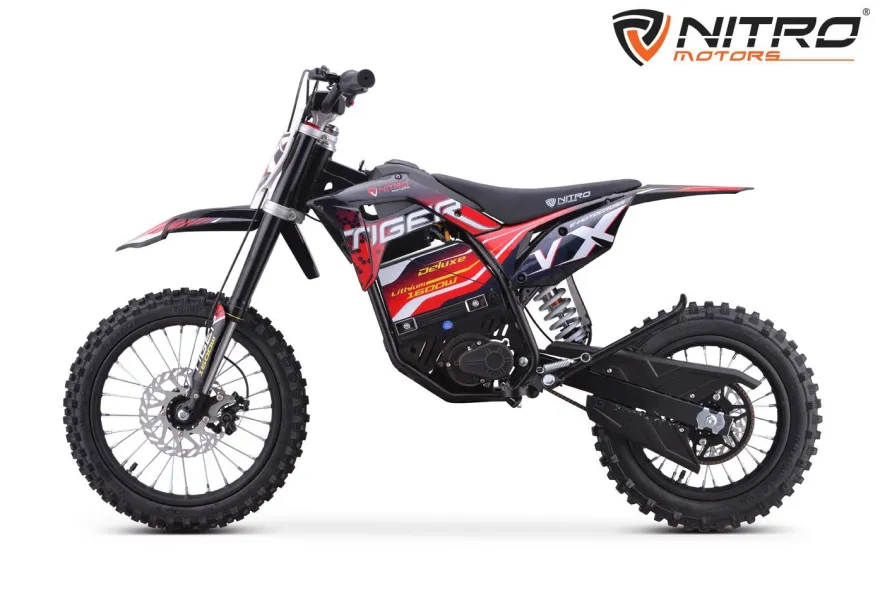 NITRO MOTORS 1600W 48V Lithium Eco midi Dirtbike Tiger VX DLX 14