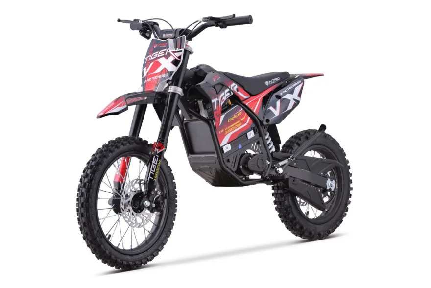 NITRO MOTORS 1600W 48V Lithium Eco midi Dirtbike Tiger VX DLX 14