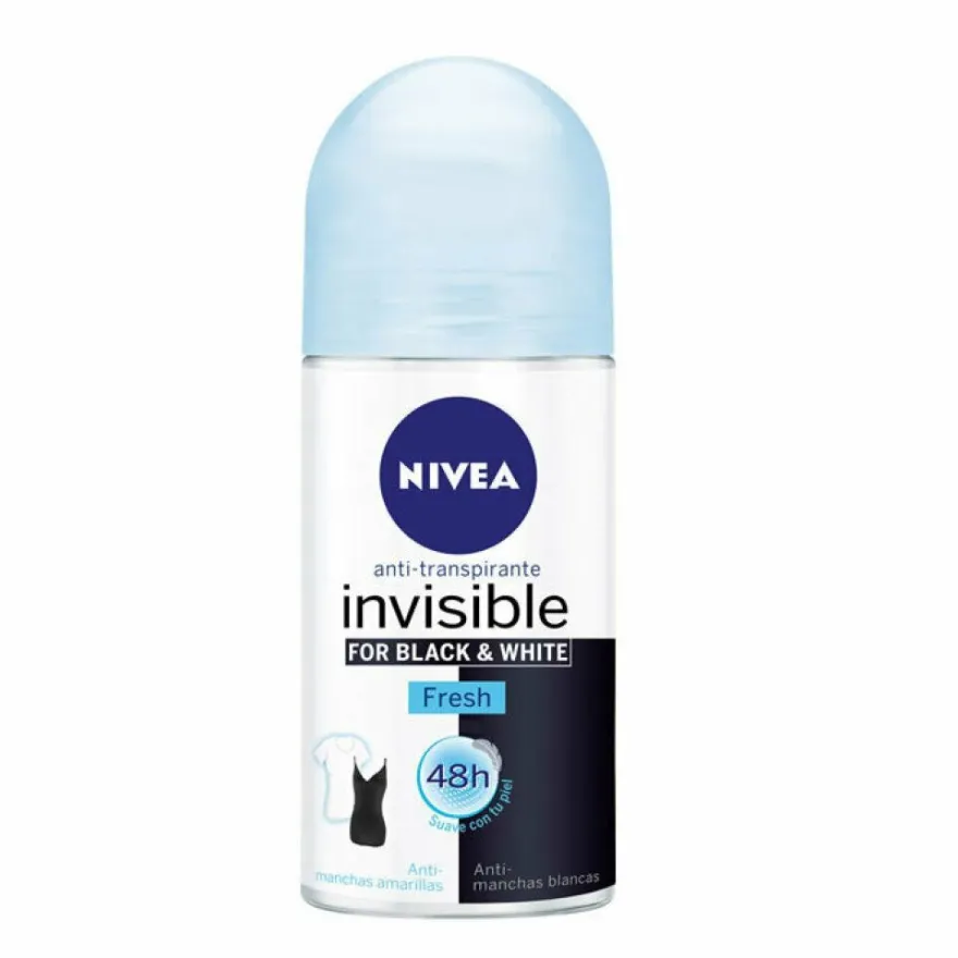 Nivea For Black And White Roll On Fresh 50ml