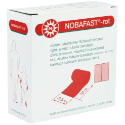 Nobafast elastischer Schlauchverband gerollt Länge 10 m Verband Unterzugverband