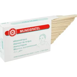 NOBA Mundspatel unsteril in 2 Größen 100 St./Box