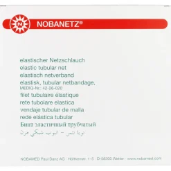 Nobanetz elastischer Netzschlauchverband Weiß 25 m Netzverband Schlauchverband