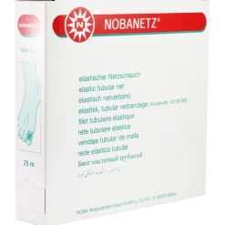 Nobanetz elastischer Netzschlauchverband Weiß 25 m Netzverband Schlauchverband