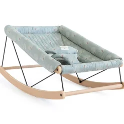 Nobodinoz Babywippe Bezug Gatsby Antik Grün Bio
