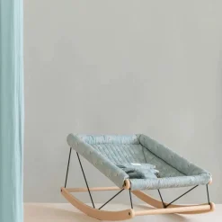 Nobodinoz Babywippe Bezug Gatsby Antik Grün Bio
