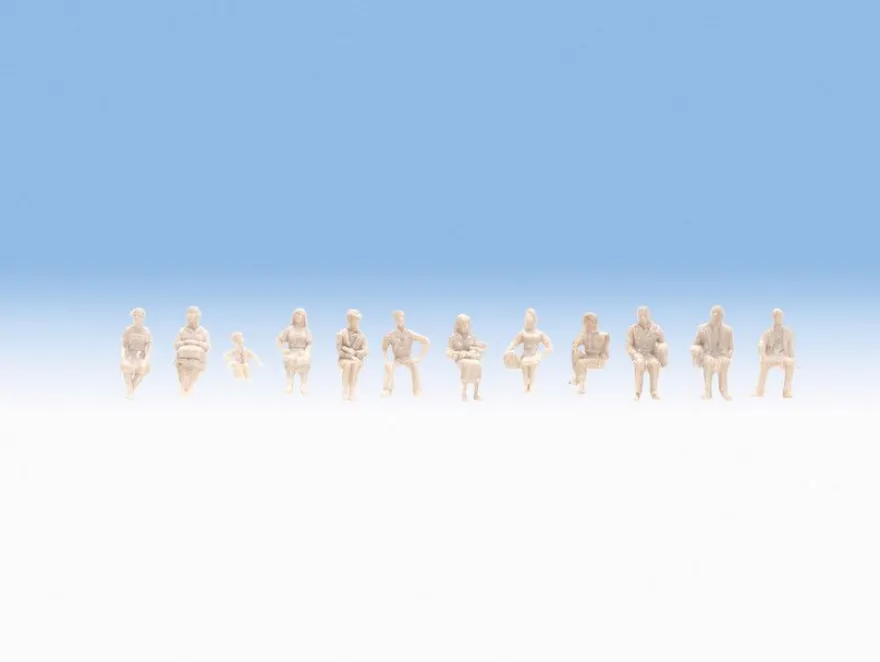 Noch 35985 Unbemalte Figuren 72 Stück, N (1:160)