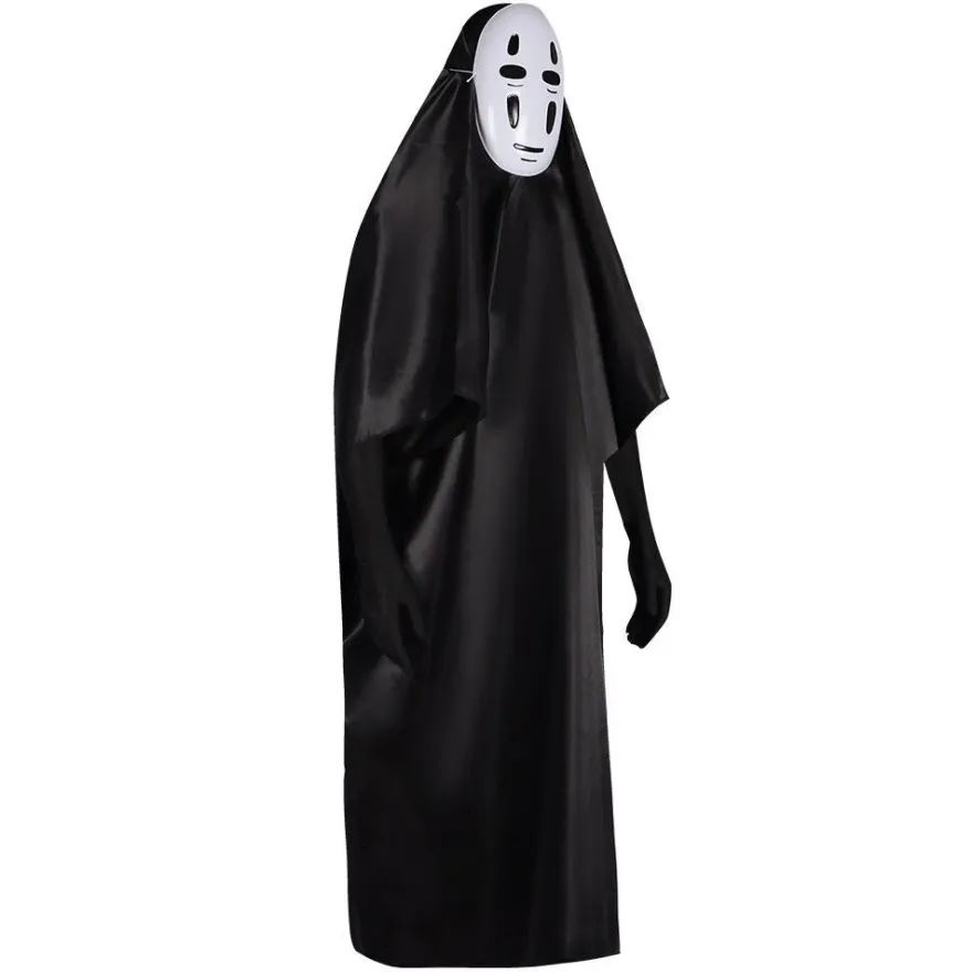 No Face Man Cosplay Kostum Frauen Manner Robe Halloween Karneval Party Anzug