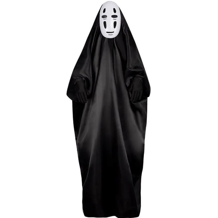 No Face Man Cosplay Kostum Frauen Manner Robe Halloween Karneval Party Anzug