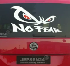 No Fear Cartattoo Auto Aufkleber 60x33cm C68 Hardcore Motorhaube Heckscheibe