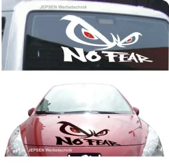 No Fear Cartattoo Auto Aufkleber 60x33cm C68 Hardcore Motorhaube Heckscheibe