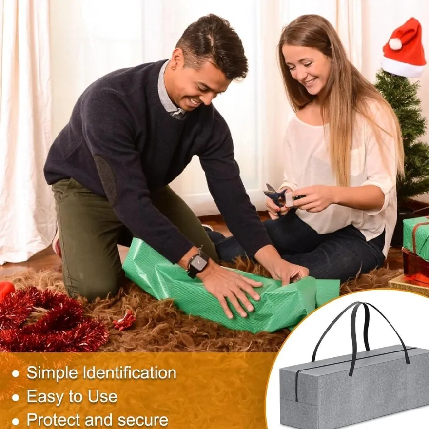 nomiou XXL Auflagentasche für Gartenpolster, wasserdicht, 130x40x55cm, 600D