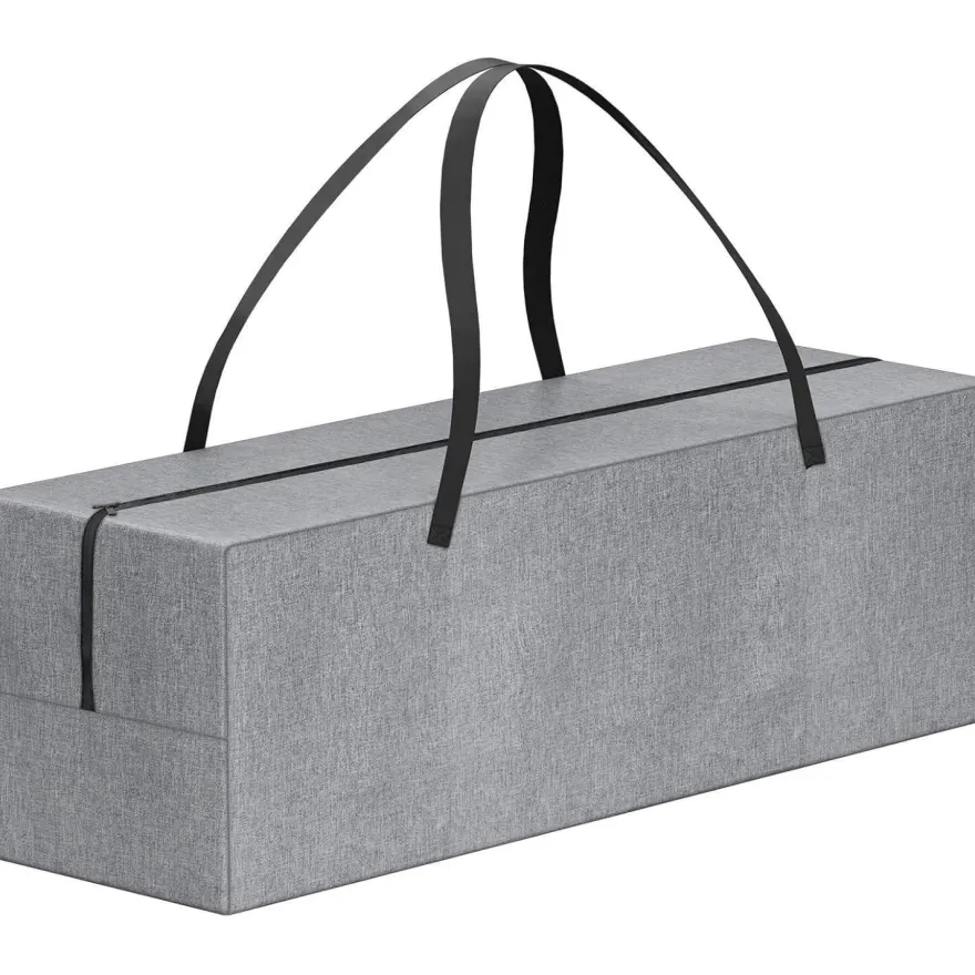 nomiou XXL Auflagentasche für Gartenpolster, wasserdicht, 130x40x55cm, 600D
