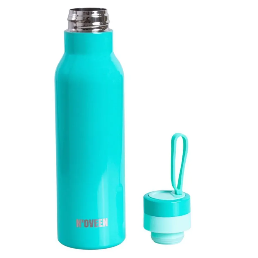 Noveen Thermoflasche Trinkflasche 500 ml für heiße und kalte Getränke