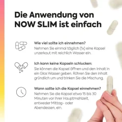 NOW SLIM Unterstützung des Makronährstoffstoffwechsels SET 3x30 kapseln